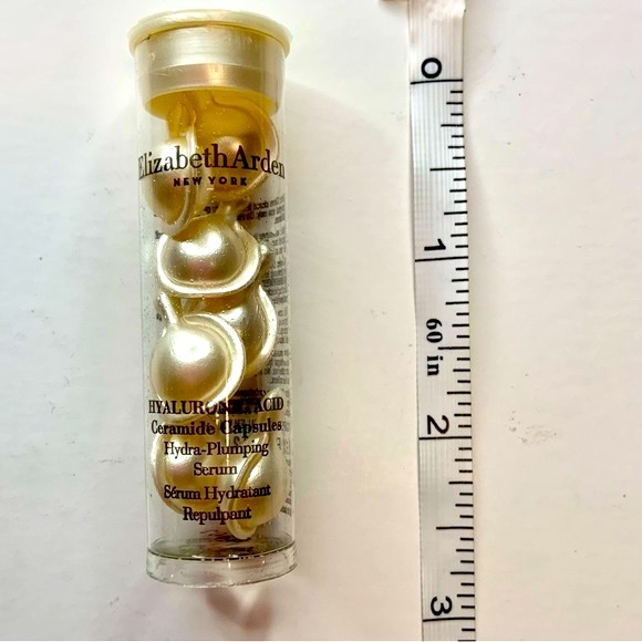 2 X Elizabeth Arden HYALURONIC ACID CERAMIDE 7 CAPSULES Ea HYDRA-PLUMPING SERUM - Picture 4 of 4